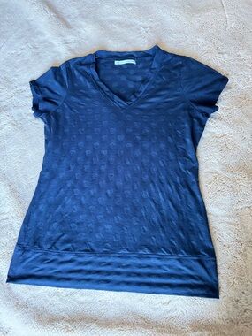 Maurices Polka dot burnout tee size L